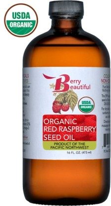 Certified Organic Red Raspberry Seed Oil - 16 fl oz / 473 ml
