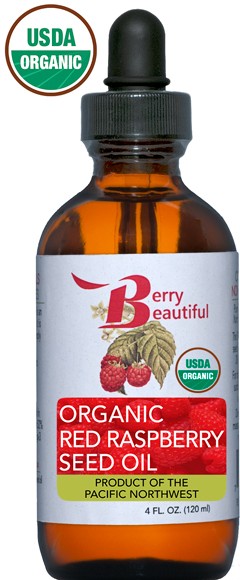 Certified Organic Red Raspberry Seed Oil - 4 fl oz / 120 ml