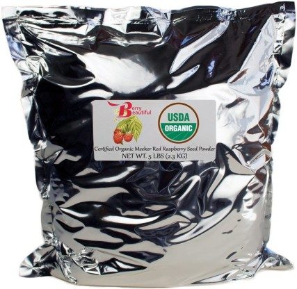 Organic Meeker Raspberry Seed Powder - 5 lbs