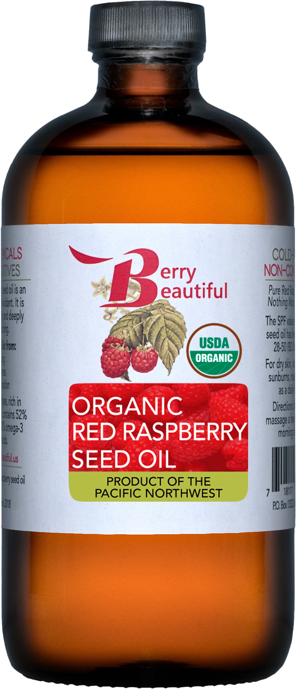 Certified Organic Raspberry Seed Oil